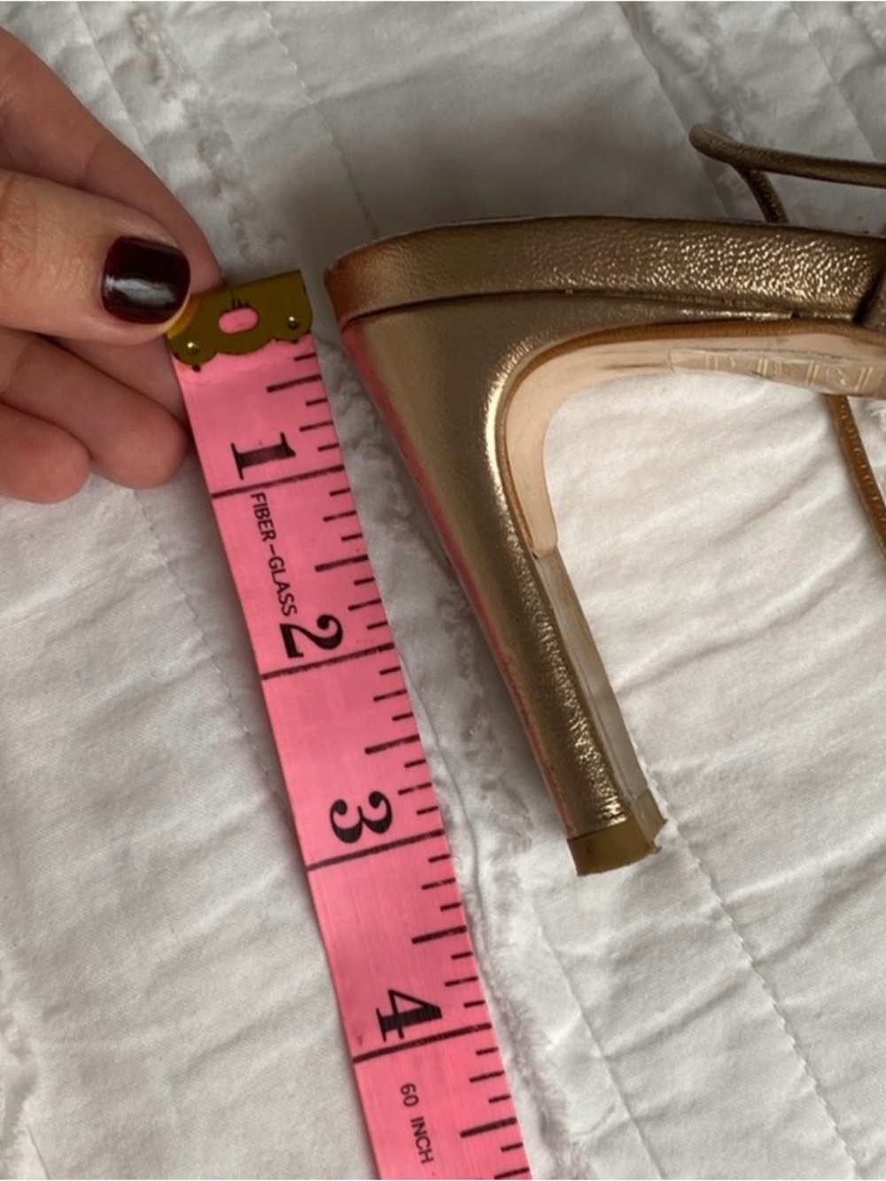 ALOHAS Metallic Bronze Bellini Lace Up Heels - Picture 6 of 7